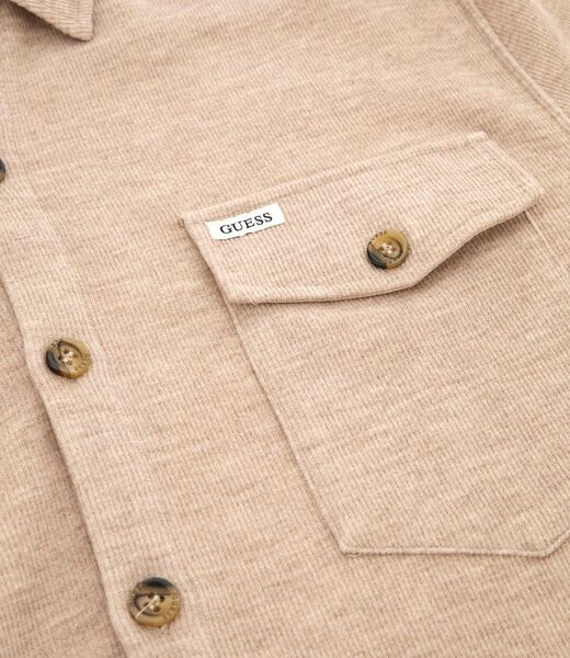 Wool blend shirt