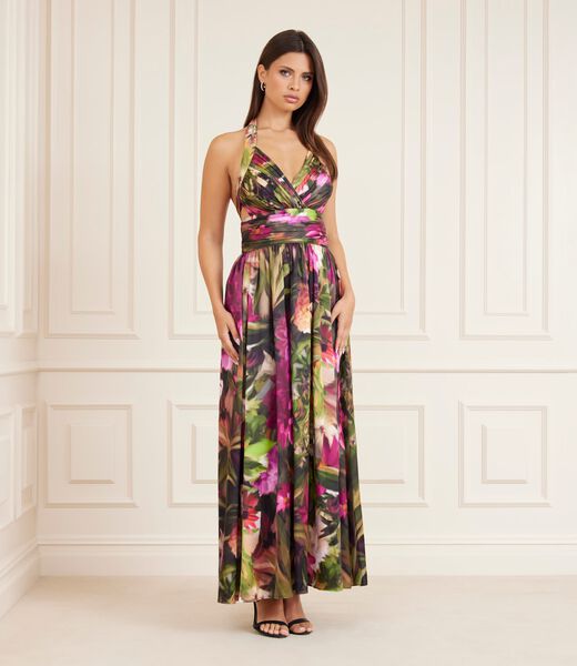 Marciano floral print long dress