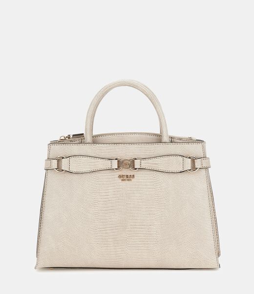 Arlena python-print handbag