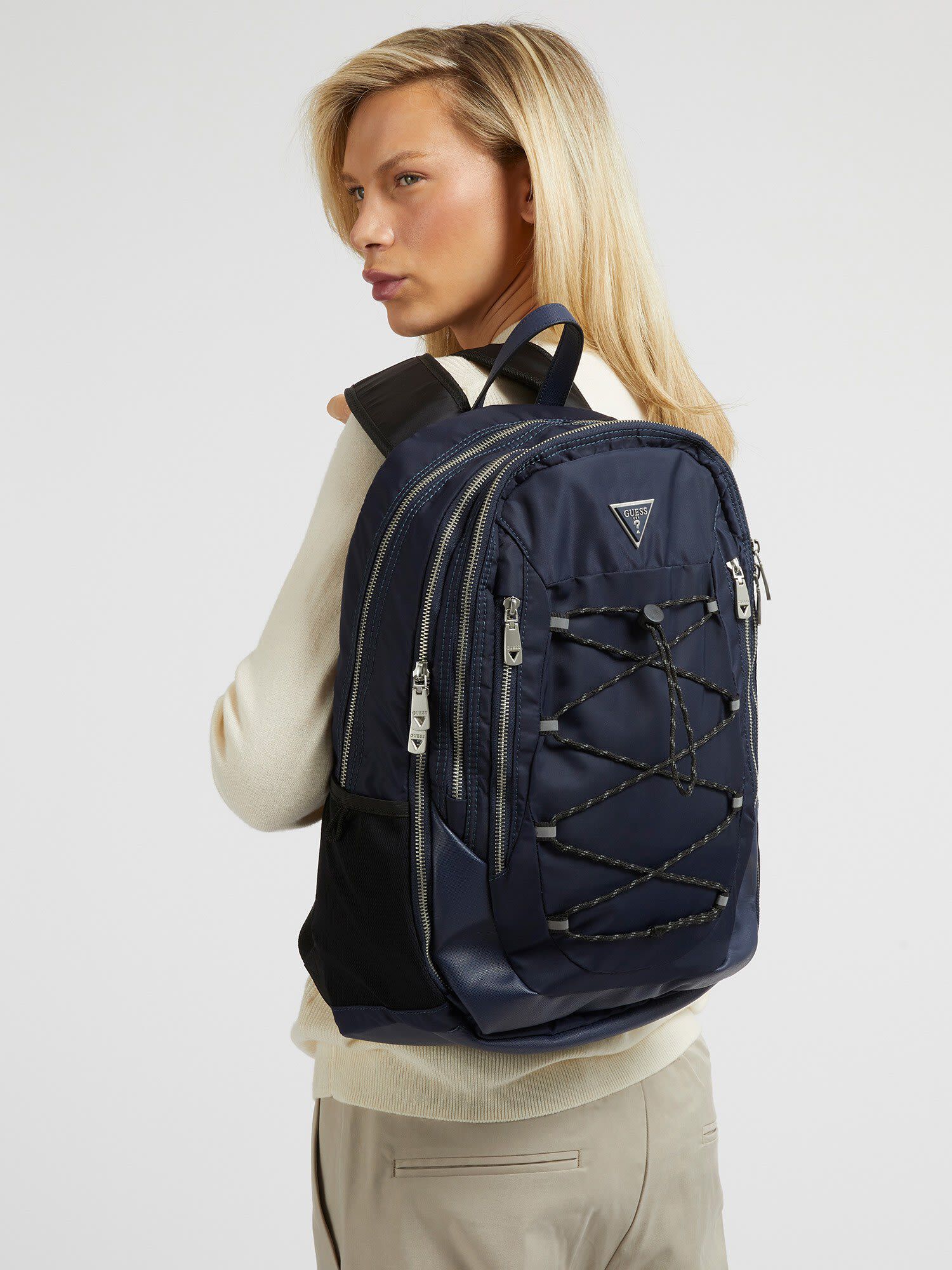 Shop GUESS Online Certosa Nylon Smart Backpack