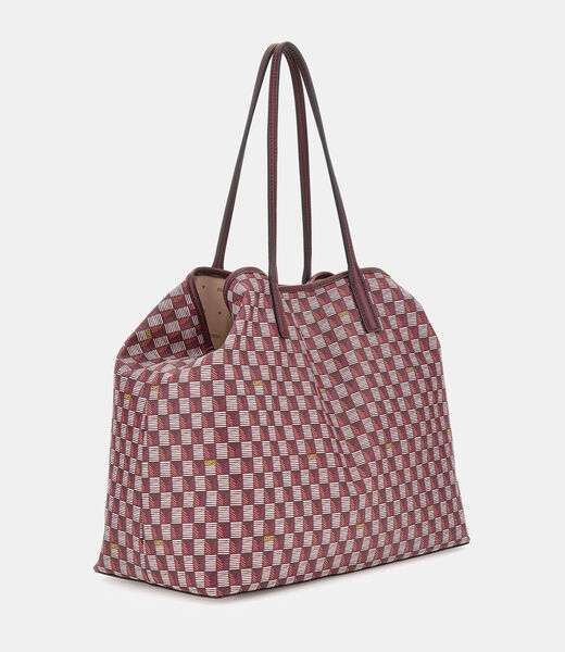 G Wave geometric-print shopper