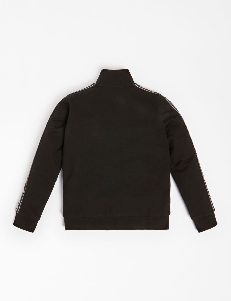 Zip fastening sweatshirt