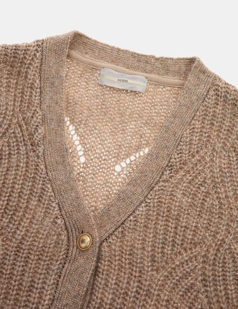 Wool And Lurex Blend Cardigan