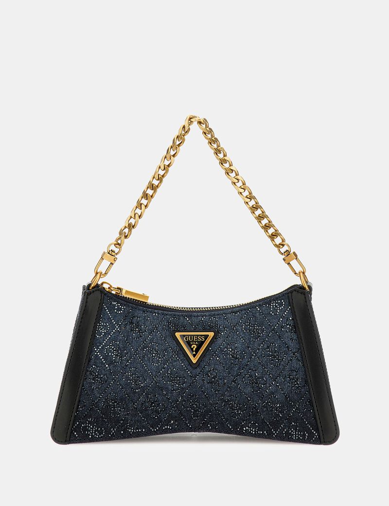 Dili 4G logo rhinestone shoulder bag