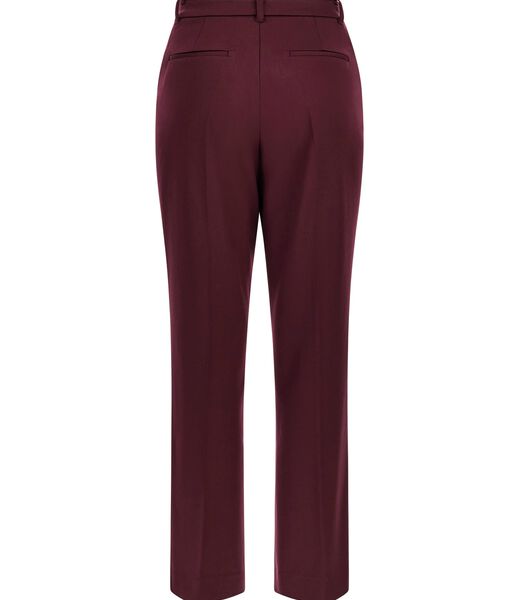 High rise straight leg pant