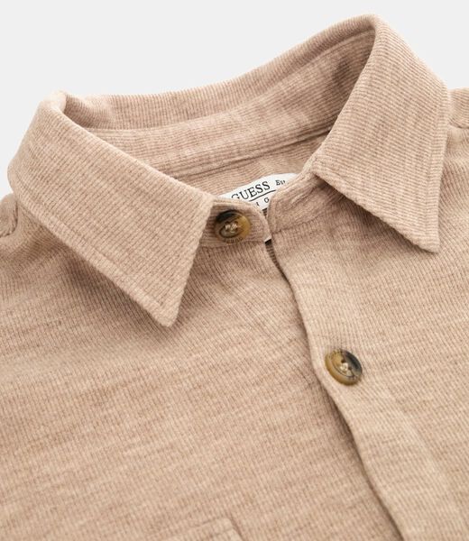 Wool blend shirt