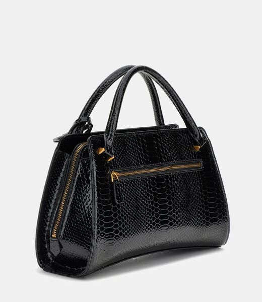 Annita python-print handbag