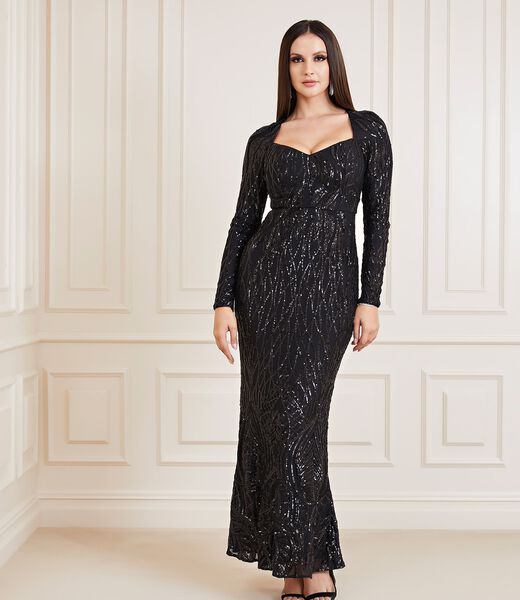 Marciano Sequins Long Dress