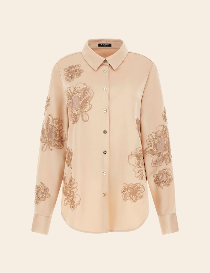 Marciano sequins embroidery shirt