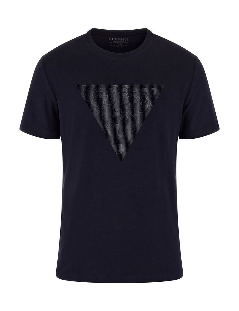 Front triangle logo print t-shirt