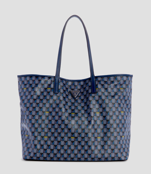 G Wave geometric-print shopper