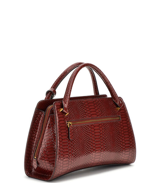 Annita python-print handbag