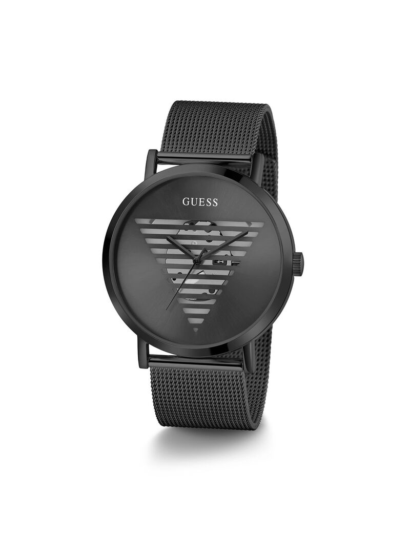 Black Analog Logo Watch