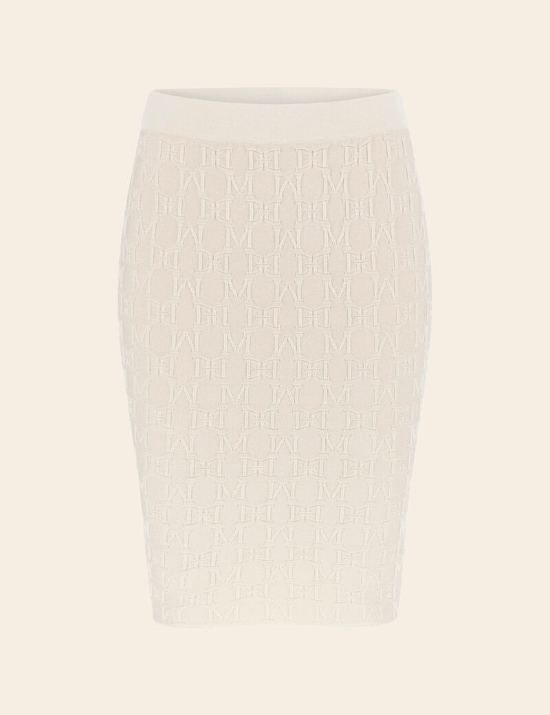 Marciano logo midi skirt