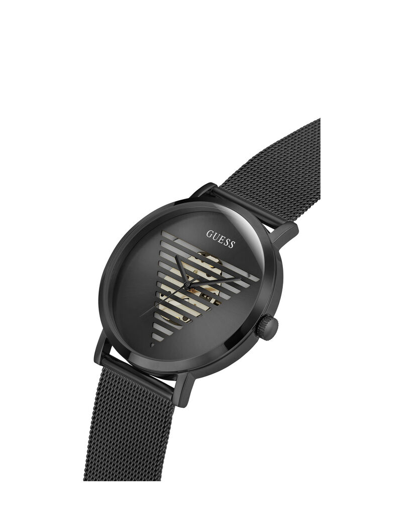 Black Analog Logo Watch