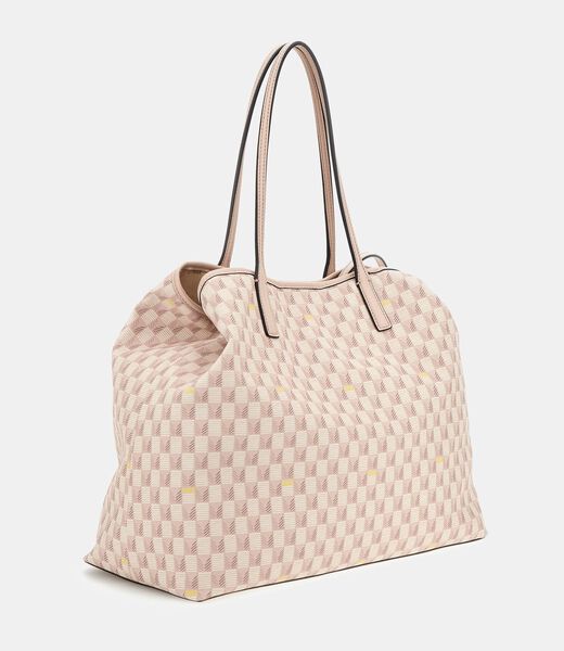 G Wave geometric-print shopper