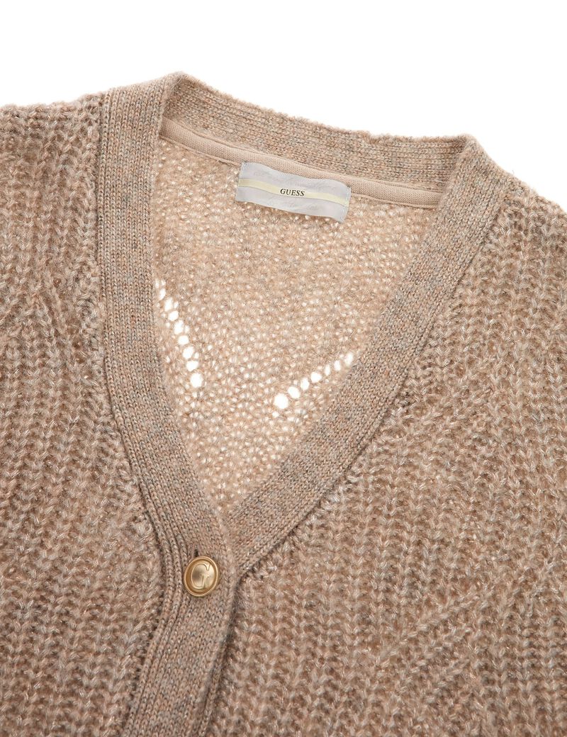 Wool And Lurex Blend Cardigan