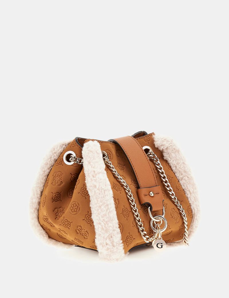 Davika faux fur mini handbag