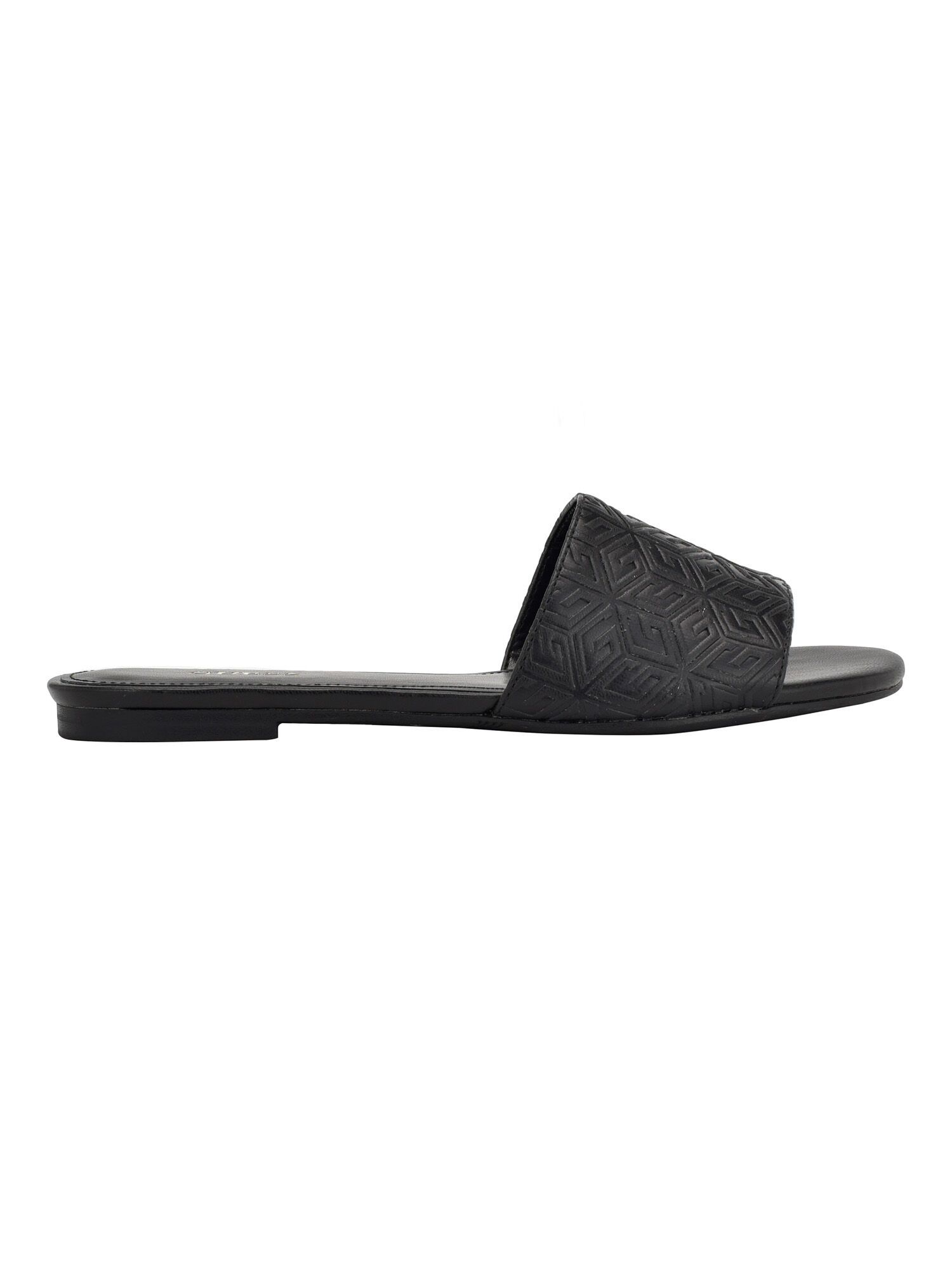 Guess Factory Lana Logo Slide Sandals in Black | Lyst