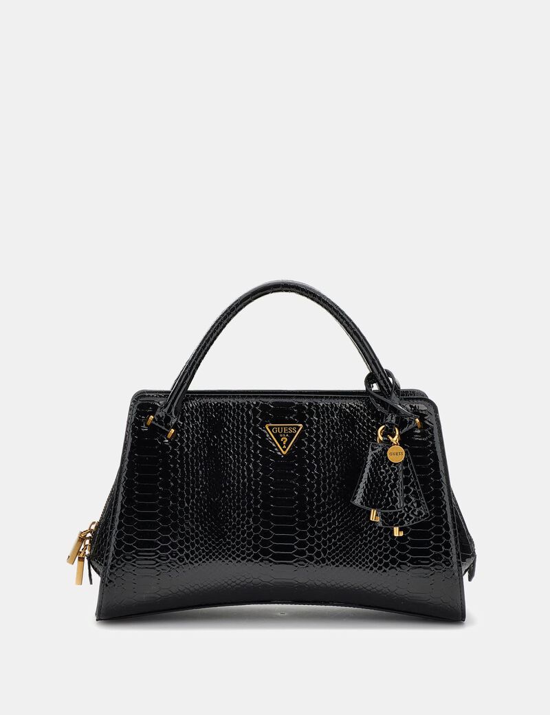 Annita python-print handbag