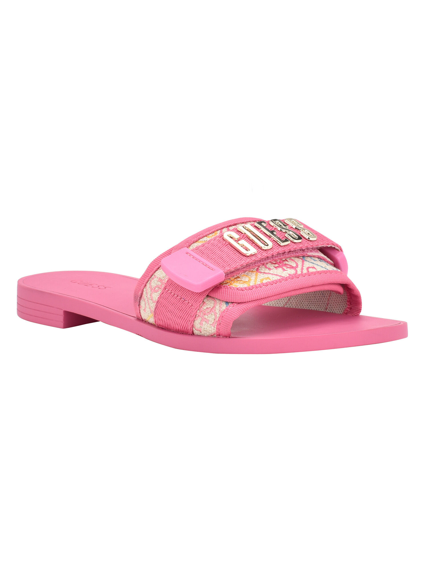 Guess pink sales sandals