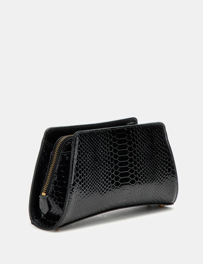 Annita python-print crossbody